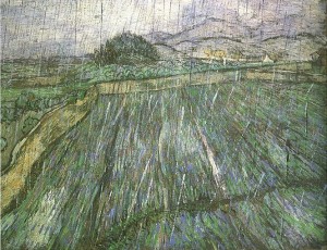 "Rain" by Vincent van Gogh